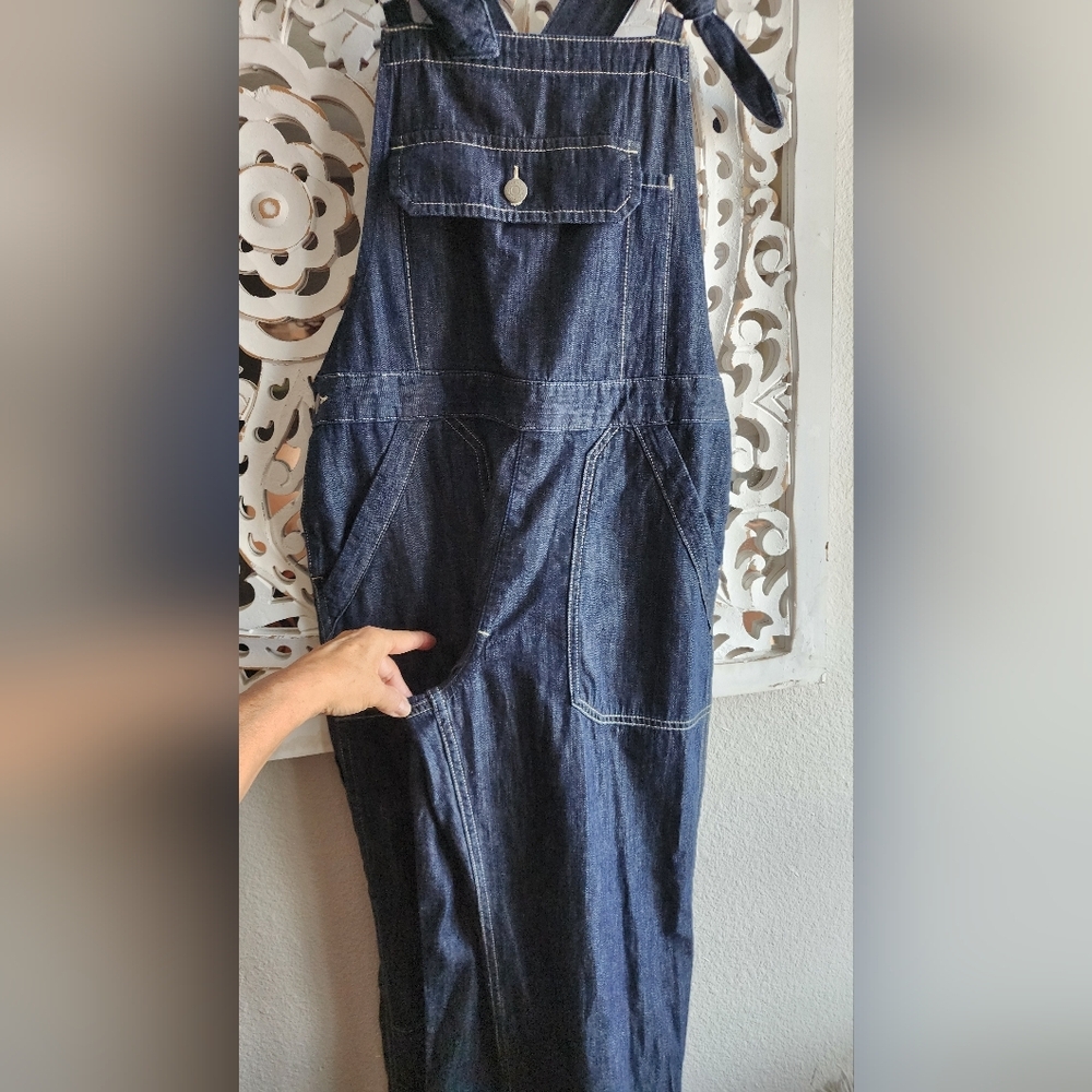 DENIMIST TIE STRAPS RELAXED OVERALLS RETAIL PRICE $465 SIZE XS NWOT - Picture 12 of 16
